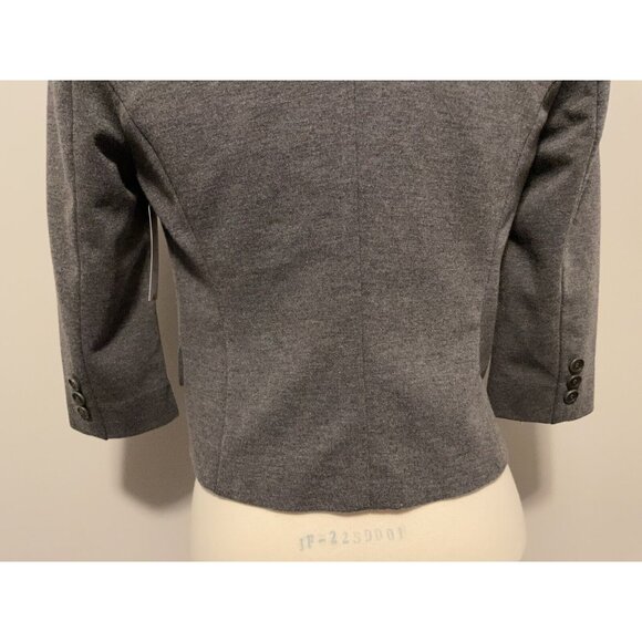 BCBG Max Azria Gray Cropped "Natalia" Blazer, Size XS - Picture 9 of 10